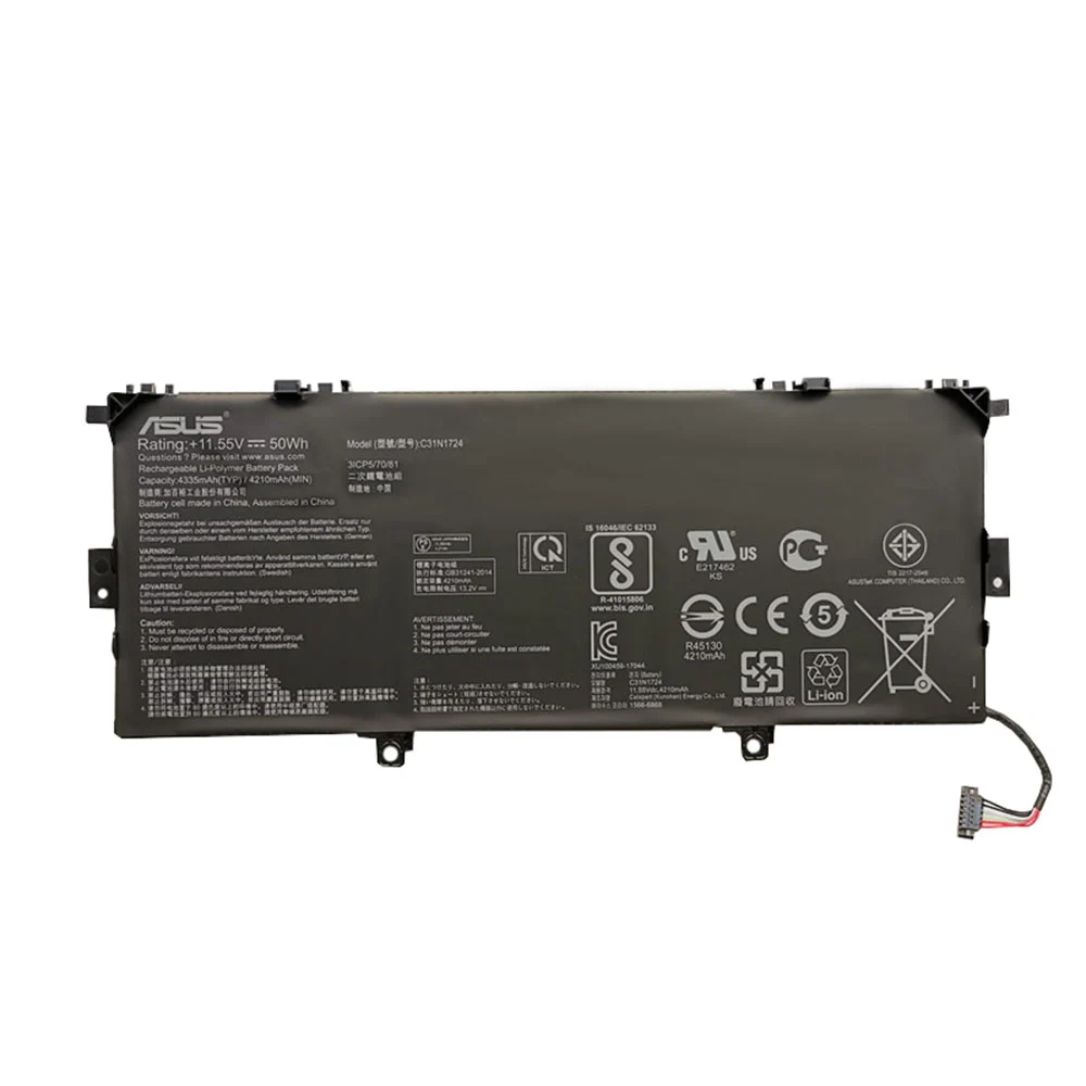 WISTAR Asus C31N1724 11.55V 4335mAh Battery for ZenBook 13 UX331FAL, ZenBook 13 UX331UAL Series